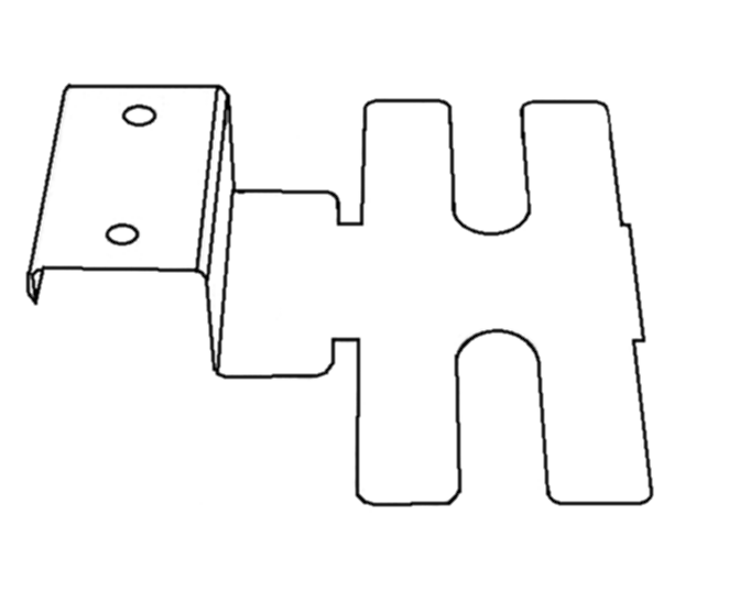 23223 Rotisserie Motor Bracket, DHBQ