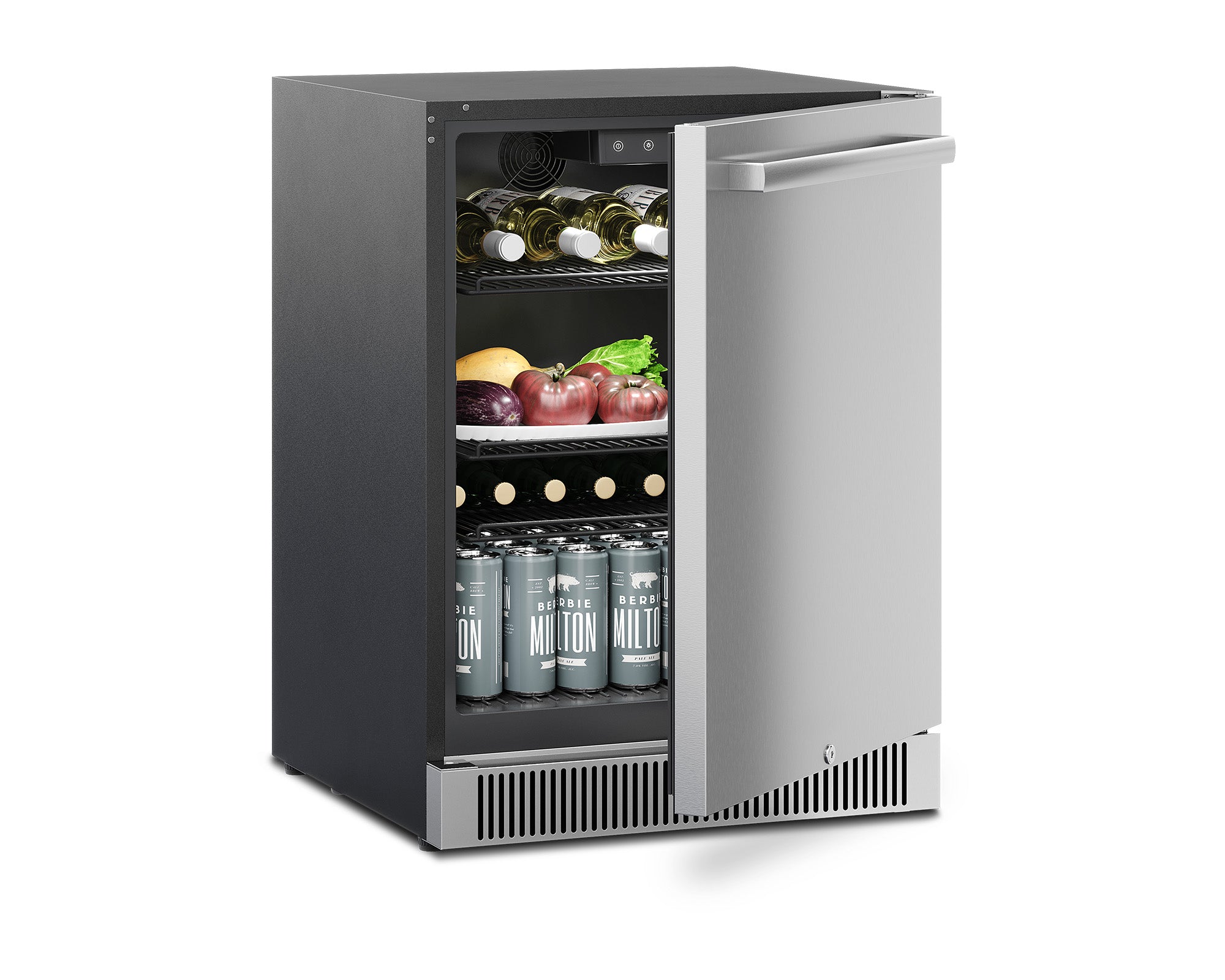 Dometic D Series 24 inch Outdoor Refrigerator with lock and